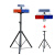 者也（ZYE）太阳能爆闪灯移动三角支架回转灯活动立柱三角架标志牌杆子高度90-180cm