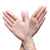 手套加厚一次性pvc防护手套洗碗餐饮烘焙美容劳保一次性手套品食级透明 透明【XL特大号】100只