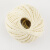 海斯迪克 HKL-1082 彩色麻绳 包装捆绑绳 手工编织绳吊牌绳 米白*1卷
