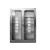 诺贝利奥 定制201不锈钢防暴器材柜安保八件套反恐器械装备玻璃防护防爆应急柜 1.6*1.2*0.4米不锈钢（201）