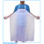京京 白色防水 防油 耐酸碱 PVC 围裙食品厂围裙工业围裙 加厚食品围裙 白色25丝