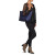 Hexagona法国品牌女包大容量手提包时尚托特包腋下肩背包蓝色2024新款