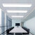 简约现代led吸顶灯白色直角圆角造型灯办公室会议室写字楼舞蹈室 圆角 60x20cm 白光 32W