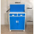 工具柜 加厚铁皮柜重型工具箱车间工地双开门储物柜子 蓝色 左右抽屉0.8款+挂板