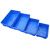 海斯迪克 HK-678 零件收纳盒五金零件盒 塑料周转箱螺丝工具物料盒 1号蓝710*455*180mm