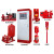 立式多级消防泵组 功率37kw扬程120m流量72m3/h DN100 控制柜一控二气压罐 900L