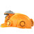 OLOEY适用 安全帽带风扇夏季工地降温遮阳太阳能制冷空调多功能可充电的头盔 红色10000双风扇+三太阳能