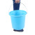 兰诗（LAUTEE）DA2160 多规格塑料水桶手提桶加厚水桶 口径35.5*高31cm约20升  5个装蓝色