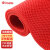 wimete 威美特 WIwj-54 PVC镂空防滑垫 S形塑料地毯浴室地垫 红色0.9m*1m厚4.5mm