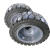 工程车叉车运输车实心轮胎400850088工厂车间设备专用加厚耐磨 5008配短轴改装用
