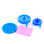 海斯迪克HKCL-805 实验室塑料多用 水浴锅 浮漂板离 心管架圆形泡沫浮漂板【颜色随机】