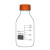 透明带刻度丝口瓶蓝盖试剂瓶高温瓶实验取样玻璃样品瓶 蜀牛牌棕色250ml