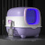 初构想特大号猫砂盆自动 杀菌全封闭猫厕所可拆洗宠物用品 紫色-消毒灯款