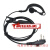 定制适用于海能达对讲机PD500耳机PD530 TD510 TD520黑线耳挂式EH 入耳透明降噪导管 官方标配