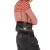 迈克.科尔斯（MICHAEL KORS）MK女包 SOHO系列 女士皮革单肩斜挎包 30S1G1SL0U-BLACK黑色