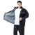 百舸 反光分体雨衣 加棉加厚防水分体雨衣雨裤套装 黑色XL BG-ST-2322
