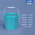 适用于加厚级塑料桶密封油漆涂料酱料化工空桶15/20升5kg25/10L公斤 5L青色