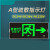 适配赢鱼 消防应急标志灯疏散灯LED箭头安全出口指示灯楼层指示牌A型应急灯（5个起售) 工程款-单面安全出口