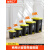 饭店垃圾桶商用大容量带盖脚踏户外环卫专用大号脚踩式卫生桶 30L黄盖灰桶（常规）