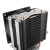 适用超频三红海mini散热器CPU风扇1151超11501700超频3风冷 东海R4000S 黑化无光版四铜管
