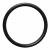 驼铃纵横 MFJ0736 丁腈O型圈密封圈 线径3.1mm黑色防水耐油密封胶圈 （100个） 优质丁晴外经17*3.1 