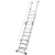 百佳宜扶手铝合金折叠室内梯子阁楼扶手加厚伸缩移动工程爬梯 银色8步标准款适用2-2.2米