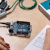 创客开发板+线适用于arduino UNO R3 改进集成扩展板R4官方开发板 arduino创客增强主板带4路电机驱动+数据线