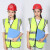 中国建筑安全帽 太阳能风扇帽子工地安全头帽盔建筑防晒帽带充电夏通风遮阳 普通-风扇帽-红色