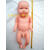 仿真软胶女婴儿护理模型 初生儿模型 幼儿护理培训模型塑胶娃娃 海绵填充被动操娃娃（蓝色）