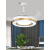 TLXT定制隐形风扇灯罩外壳通用36寸42寸风扇灯罩客厅餐厅吊扇灯罩灯具 鸟巢35cm单独灯罩 36寸风扇灯罩