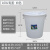 级大白桶加厚45L65L100L储水桶带盖发酵桶酿酒桶塑料大圆胶桶 加厚版100L大白桶（带盖）