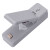 稳斯坦 W699 USB充电式磁吸封口机 便携式食物手压机零食塑料袋热封机密封机 灰色