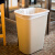 垃圾桶商用厨房卫生间厕所塑料办公室废纸篓定制 大型垃圾桶 黑色39L FG295700BL