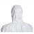 杜邦Tyvek TBM001防护服 带帽连体服防粉尘玻纤喷漆隔离衣 白色 3XL 