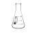 惠利得 用于化学实验室学校工厂加厚耐高温高硼硅玻璃小口直口三角烧瓶带刻度线烧杯锥形瓶