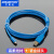 编程电缆T型口兼容 Q系列PLC数据下载线USB-Q06UDEH 蓝色镀金接口 镀金接口 3M