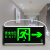 消防应急疏散标志灯LED安全出口指示牌楼层通道带电池接电逃生灯 新国标单面【左下楼梯】
