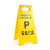 请勿泊车告示牌 禁止停车警示牌 小心地滑 车位 a字牌定制塑料黄色牌子 车位已满