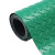海斯迪克 PVC防滑地垫(15米) 防水塑胶车间橡胶地毯 牛津加厚款 人字纹1.2米宽(绿色) HKZX-17