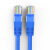 沃德森超五类网线 高速CAT5e百兆网络连接线 电脑网络跳线 超五类跳线 蓝色1米
