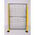 机器人围栏无缝设备安全防护栏车间隔离网镀锌铁丝网隔断栅栏 密孔2*10cm高1.5米*1.5米长 一网一柱