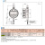 三丰（Mitutoyo）三丰千分表数显千分表指示表543系列 543-595B(计算型） 0-50.8mm（0.001）