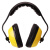 麦可辰隔音耳罩睡眠用睡觉防吵神器耳机工业学生学习专业防噪音呼噜 舒适型 黄色 送耳塞 XL
