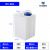 立式塑料水箱大容量储水桶大号加厚牛筋耐酸耐碱PE方形加药箱 KC-60L 默认白色