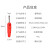 铜免焊大电流4mm香蕉插头高弹力侧面可叠加连接器螺丝固定 黄色