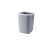 垃圾桶客厅轻奢厨房用大号大容量办公室卧室厕所卫生间垃圾筒 灰色12L