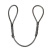德岐 插编钢丝绳 手工编织油性钢丝绳 起重吊装钢丝绳 钢丝绳扣 12毫米5米 