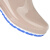 上海牌 302 高筒雨靴女士款 防滑耐磨防水时尚舒适PVC户外雨鞋可拆卸棉套 灰蓝色 36码