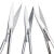 HKNA 实验用剪刀 不锈钢实验室手术剪刀 弯刀 单位：个  组织弯圆16cm 