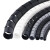 冰禹 理线器包线管 电线收纳整理束线缠线管护套 黑色10米/卷 直径10mm送夹子 BY-2010